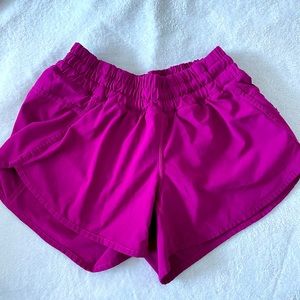 Fushcia Lululemon Shorts